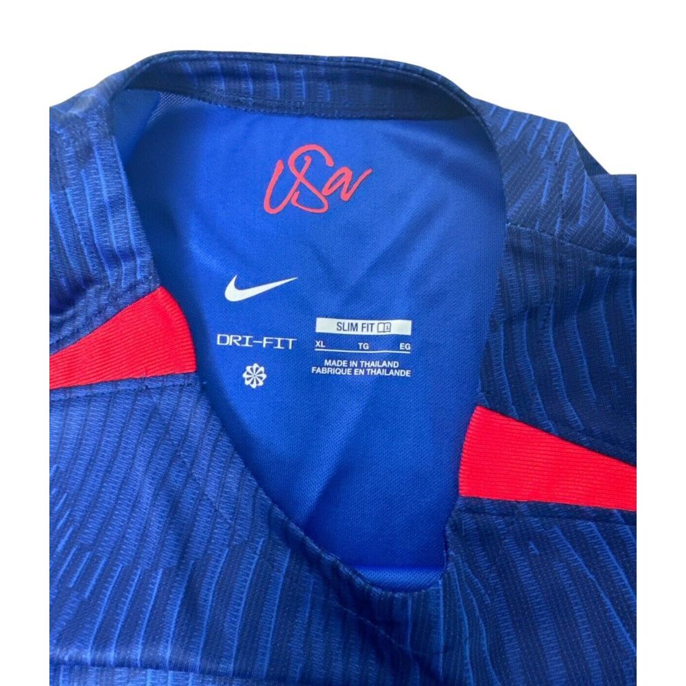 Nike USA Women's Away Soccer Jersey‎ Dri-FIT Slim Fit - Blue, Size XL - Picture 10 of 12